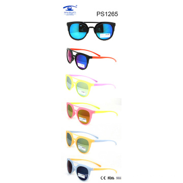 Most Popular Round Frame Colorful Children Sunglasses (PS1265)